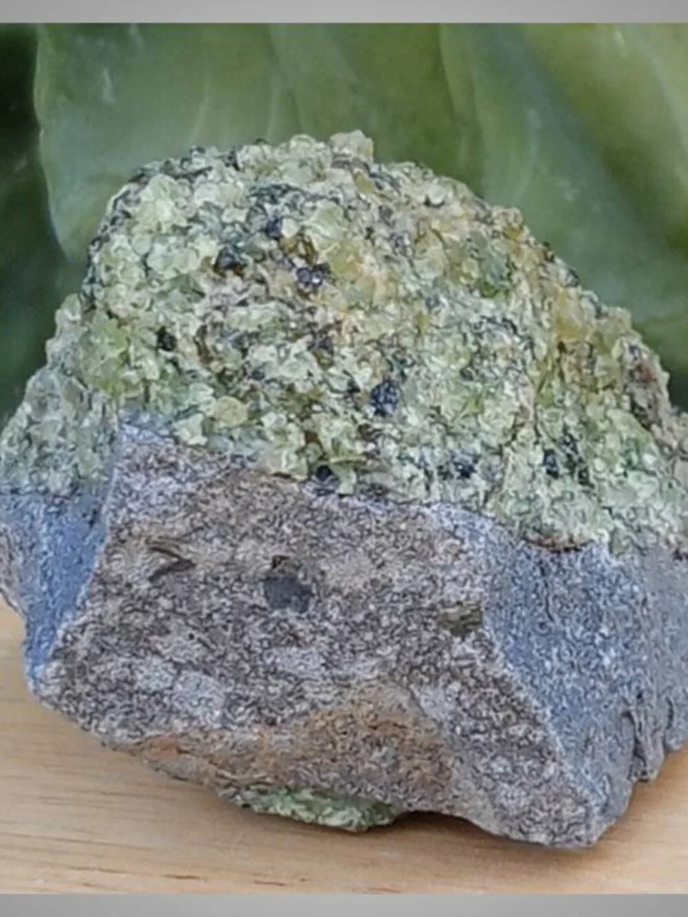 #4 Peridot crystal rock stone gemstone August Birthstone Chakra Healing